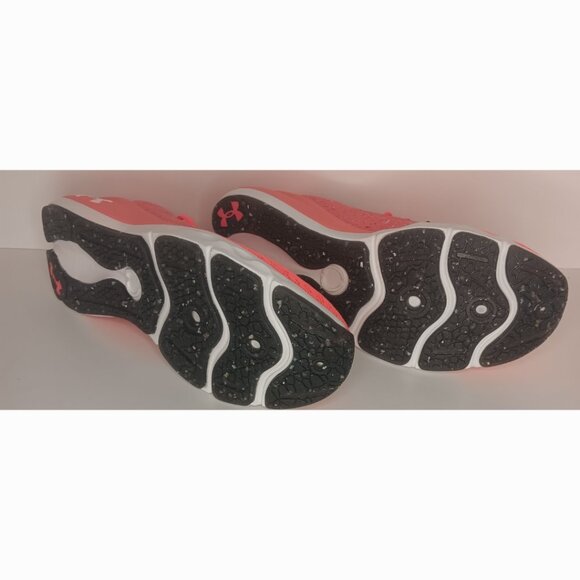 UNDER ARMOUR BRIGHT CORAL CHARGED VANTAGE PAINT SPLATTER RUNNING SHOES - Picture 3 of 6
